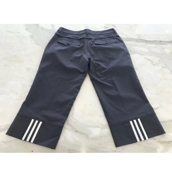 ADDAS GREY GOLF CLIMACOOL CAPRIS PANTS 4 NWOTS! - Picture 7 of 12